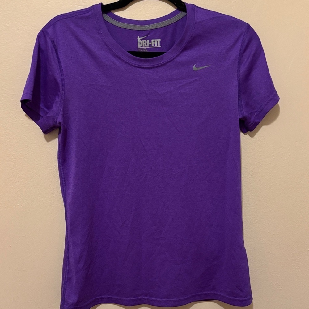 Nike Women's Short Sleeve Purple Tee